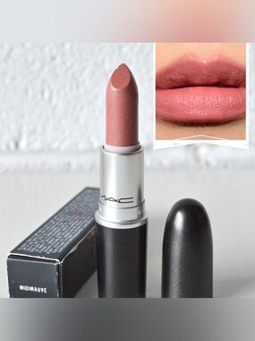 MAC Cosmetics Lipstick *MIDIMAUVE* Discontinued Mauve BNIB New Rare